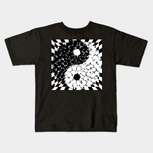 Balanced Tunnel Kids T-Shirt by NovaOven